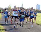 Start of the under-17s, Heaton Memorial Road Race, Newcastle Town Moor. Photo: David T. Hewitson/Sports for All Pics